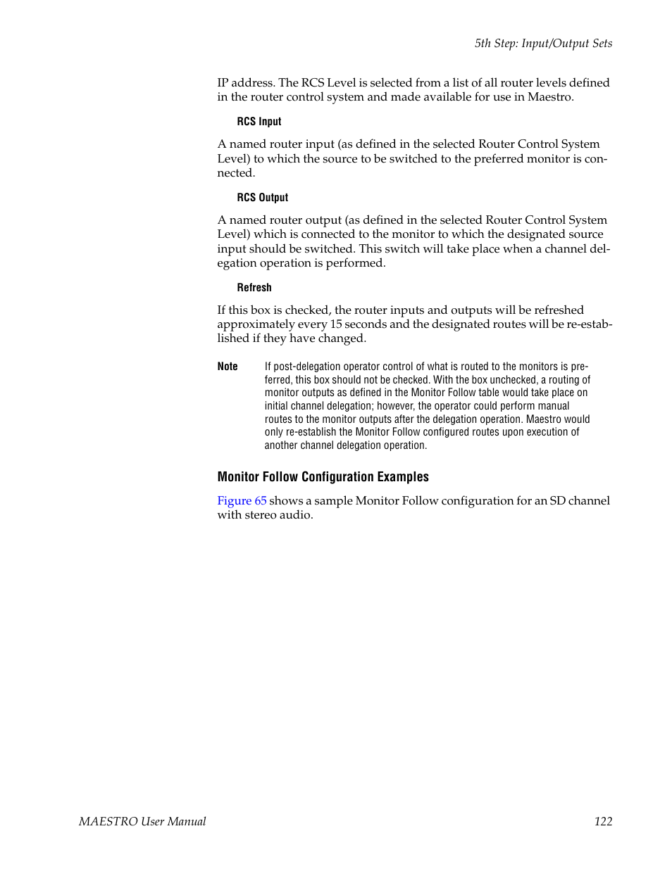 Grass Valley Maestro Master Control v.2.4.0 User Manual | Page 126 / 455