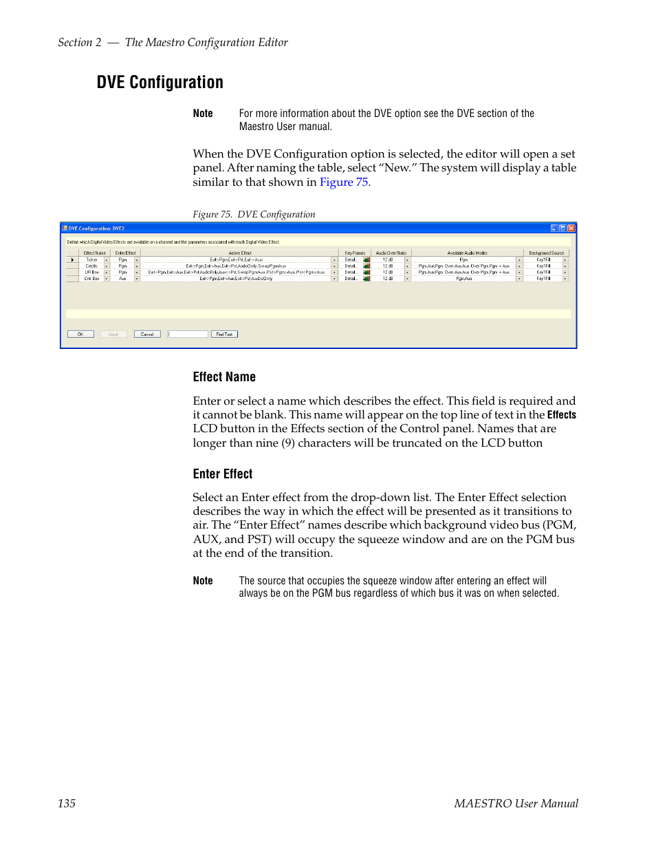 Dve configuration | Grass Valley Maestro Master Control v.2.4.0 User Manual | Page 139 / 455