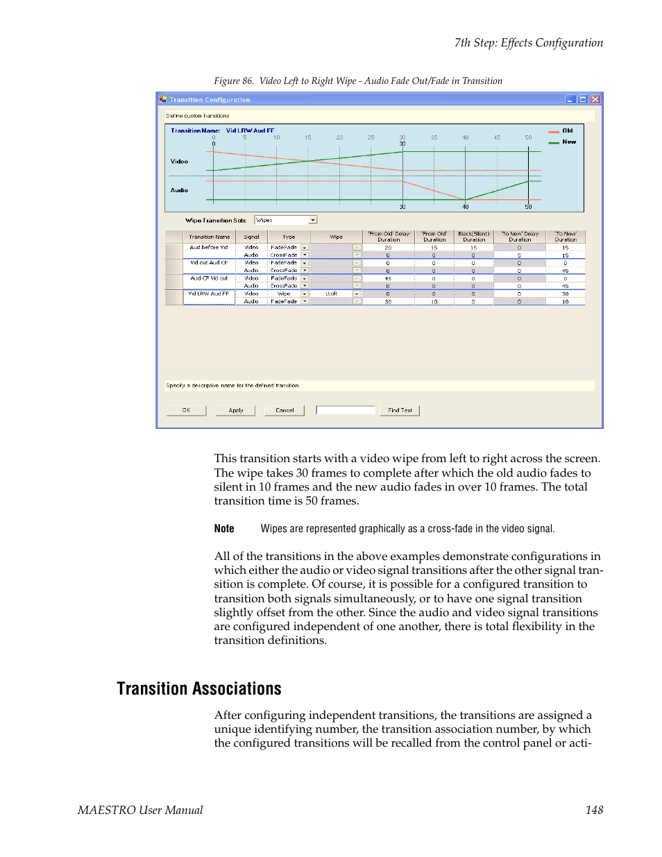 Transition associations, Figure 86 | Grass Valley Maestro Master Control v.2.4.0 User Manual | Page 152 / 455