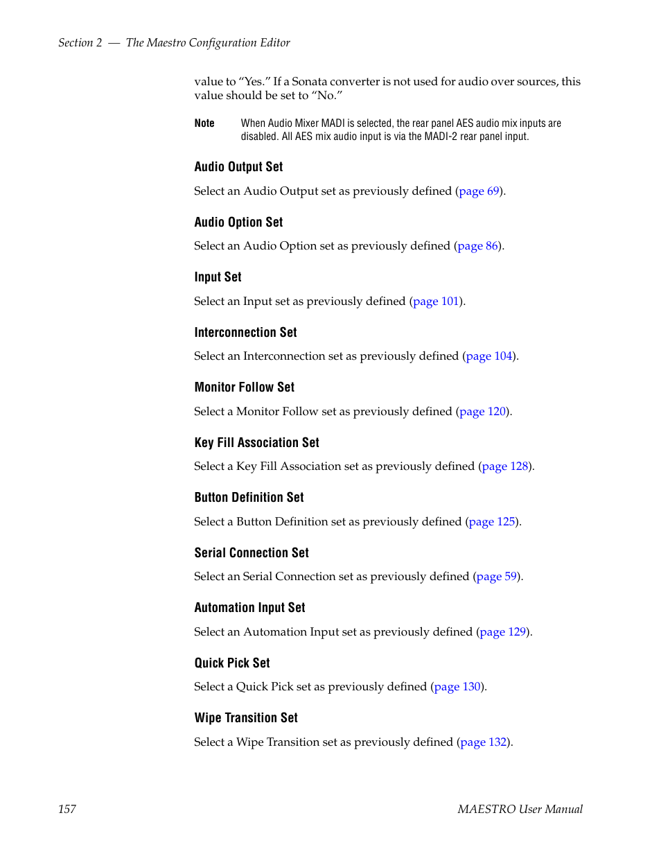 Grass Valley Maestro Master Control v.2.4.0 User Manual | Page 161 / 455
