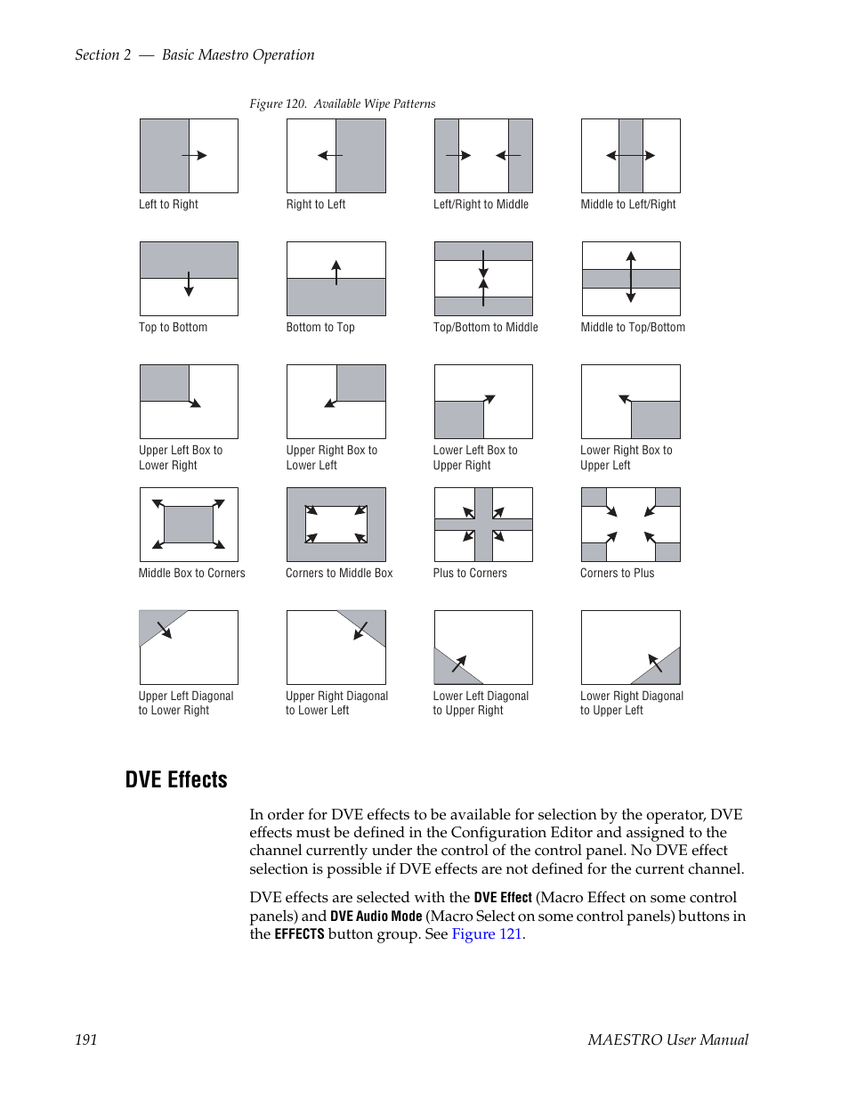 Dve effects | Grass Valley Maestro Master Control v.2.4.0 User Manual | Page 195 / 455