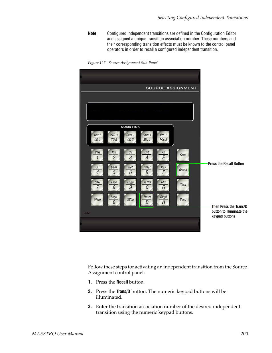Figure 127 | Grass Valley Maestro Master Control v.2.4.0 User Manual | Page 204 / 455