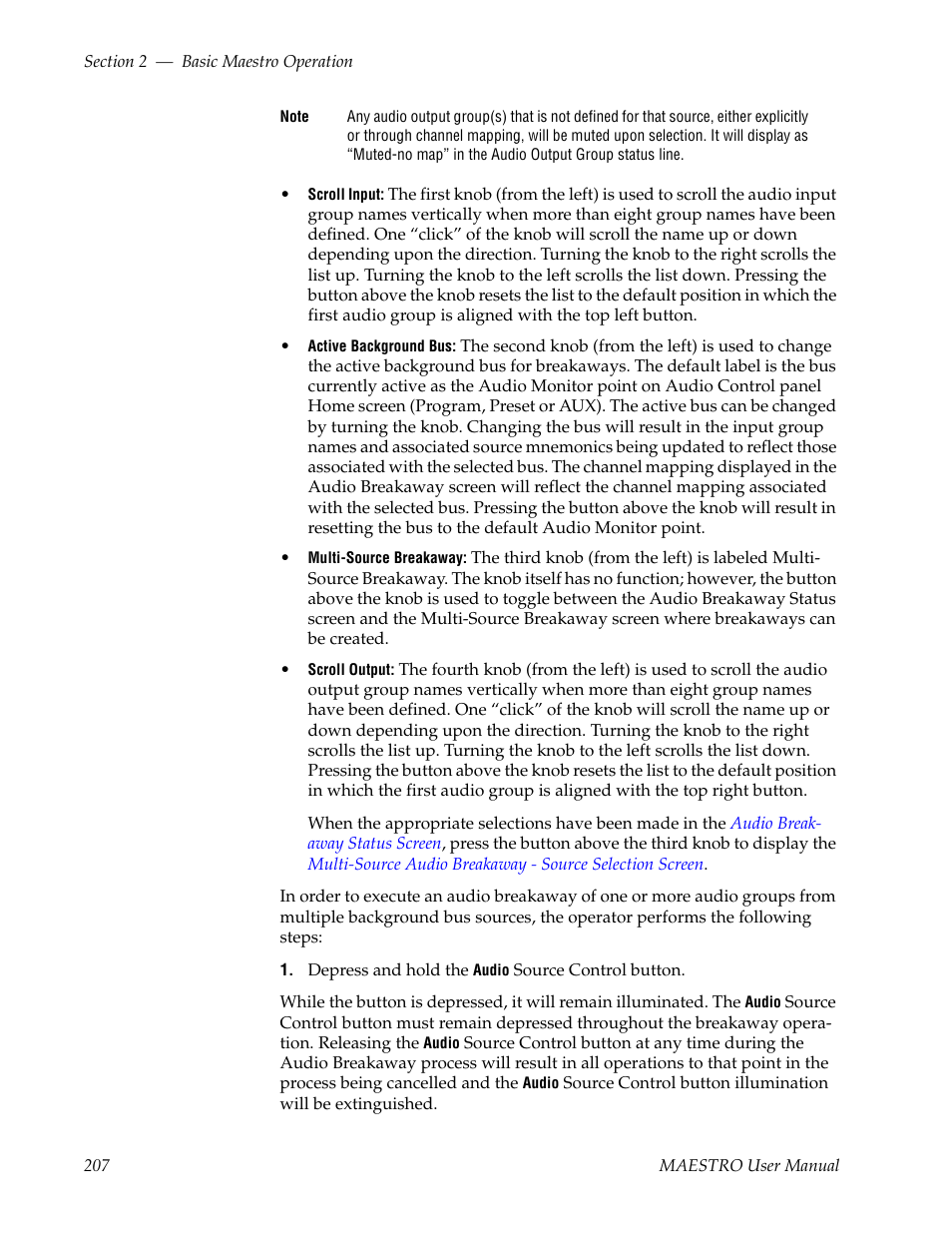Grass Valley Maestro Master Control v.2.4.0 User Manual | Page 211 / 455