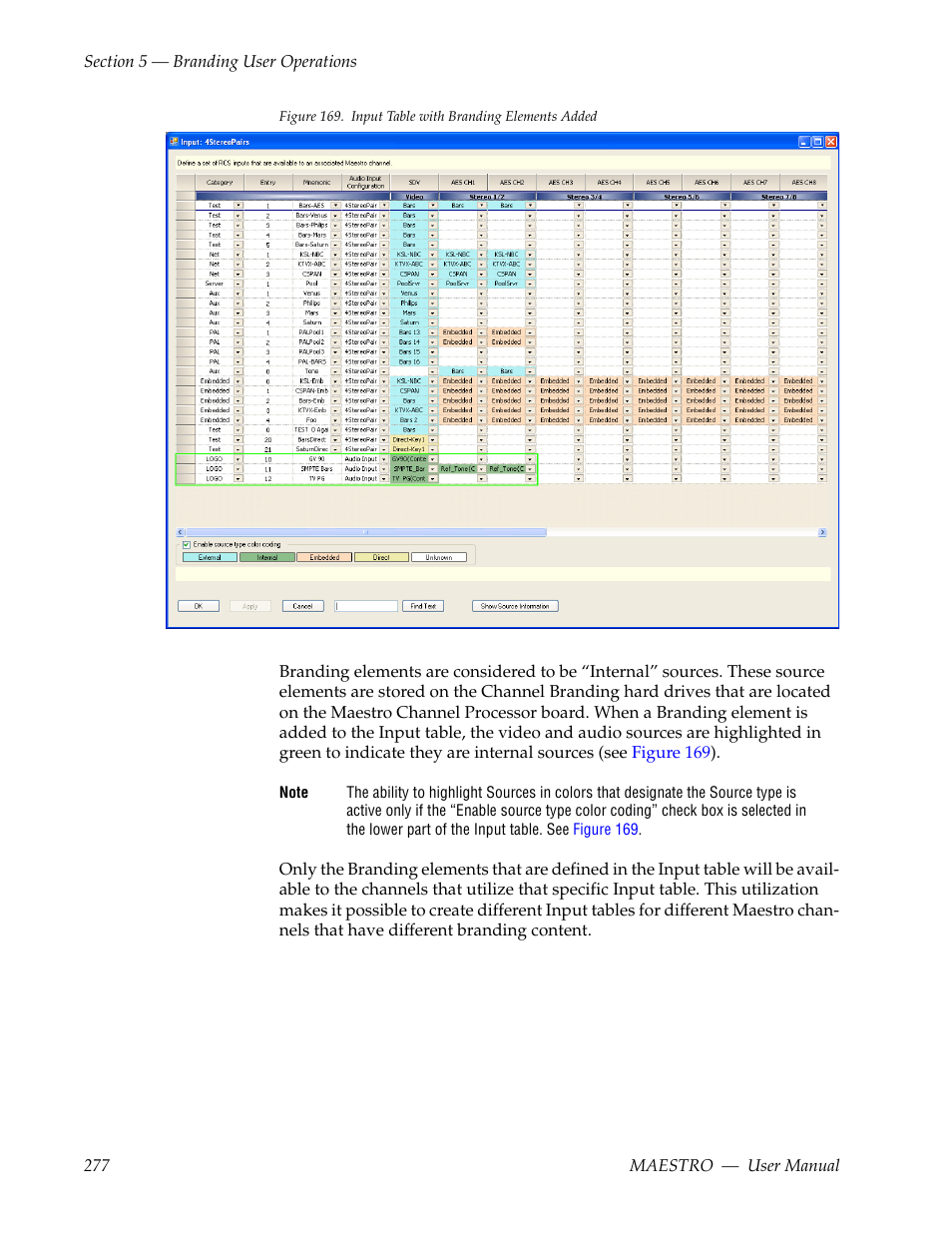 Grass Valley Maestro Master Control v.2.4.0 User Manual | Page 281 / 455