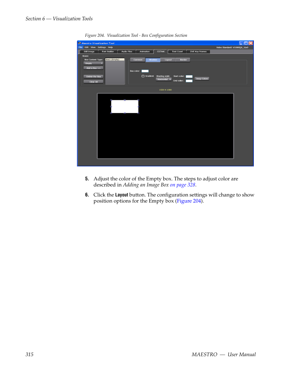 Grass Valley Maestro Master Control v.2.4.0 User Manual | Page 319 / 455