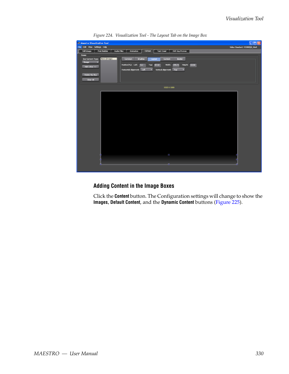 Figure 224 | Grass Valley Maestro Master Control v.2.4.0 User Manual | Page 334 / 455
