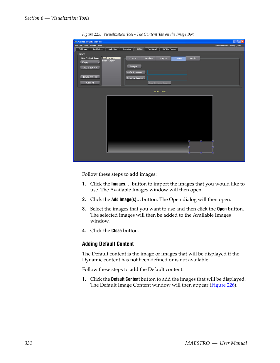 Grass Valley Maestro Master Control v.2.4.0 User Manual | Page 335 / 455