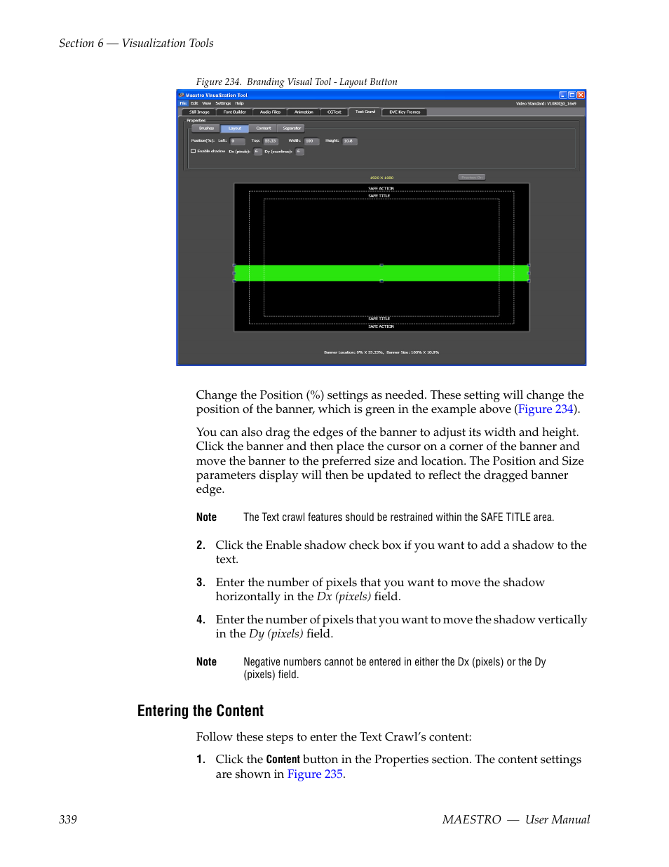 Entering the content | Grass Valley Maestro Master Control v.2.4.0 User Manual | Page 343 / 455