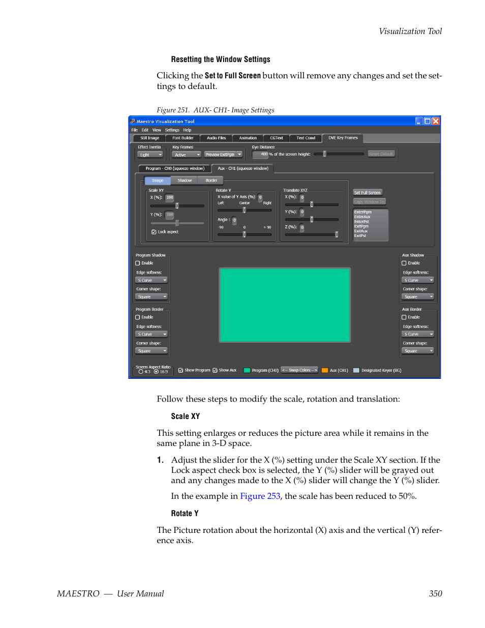 Grass Valley Maestro Master Control v.2.4.0 User Manual | Page 354 / 455