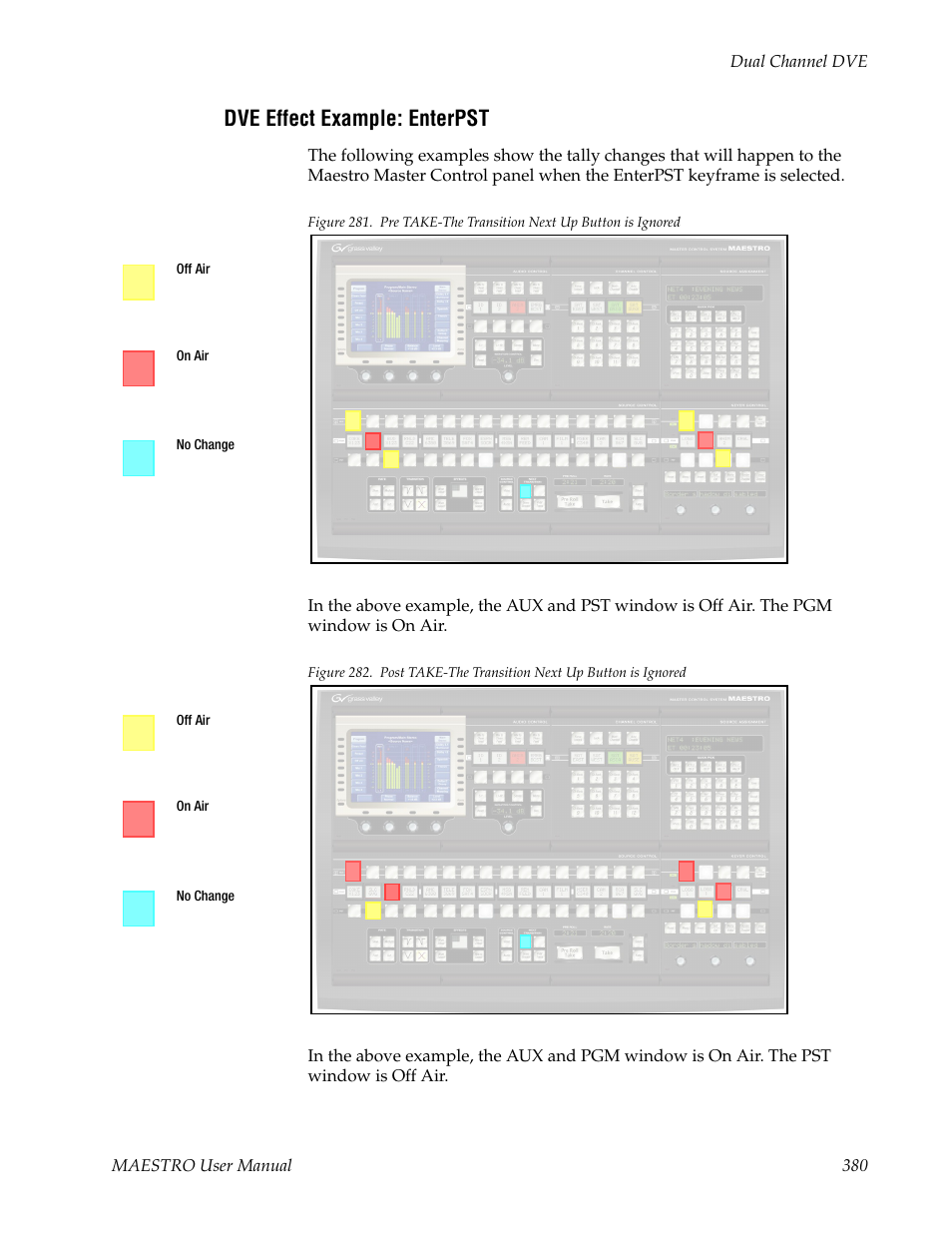 Dve effect example: enterpst | Grass Valley Maestro Master Control v.2.4.0 User Manual | Page 384 / 455