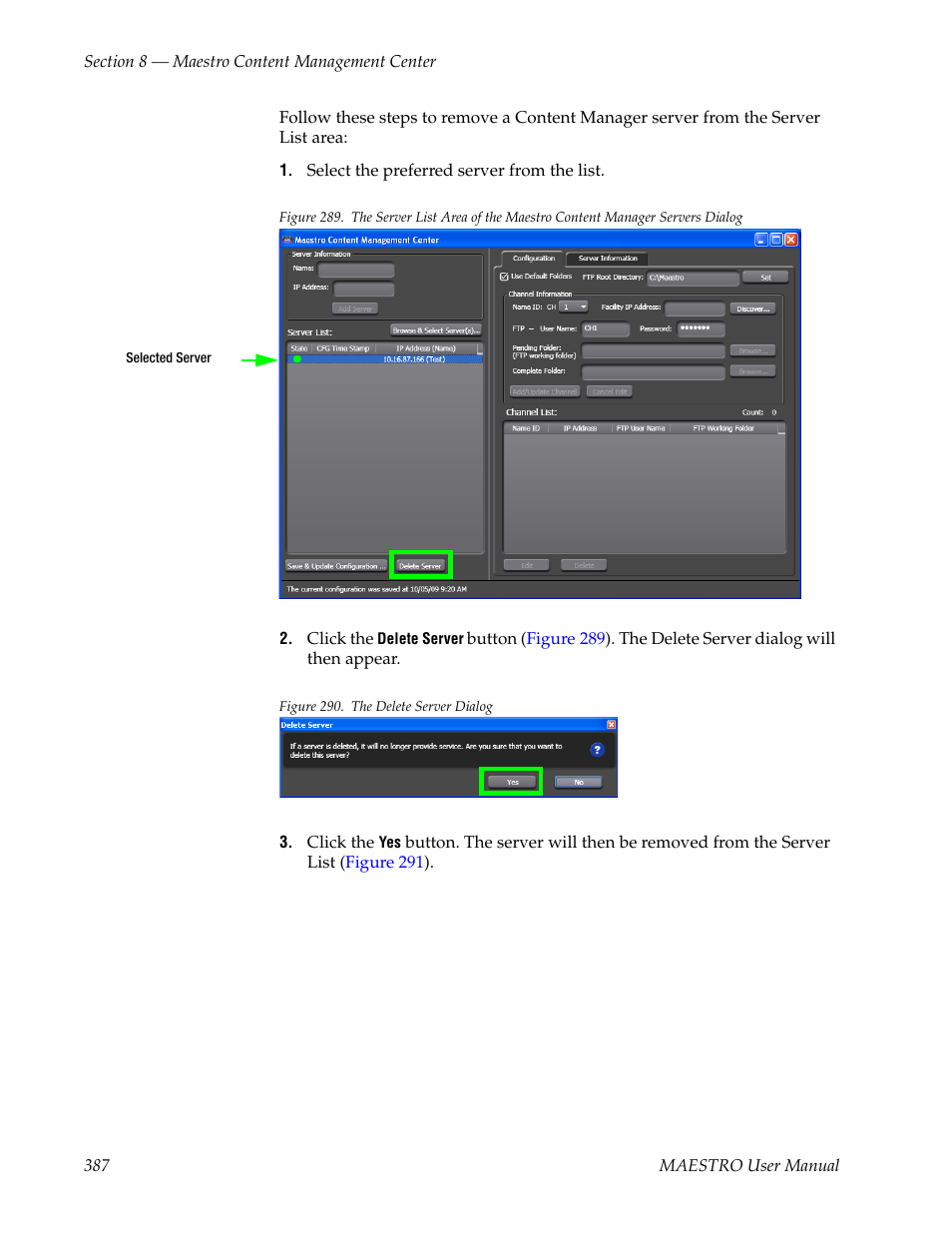 Grass Valley Maestro Master Control v.2.4.0 User Manual | Page 391 / 455