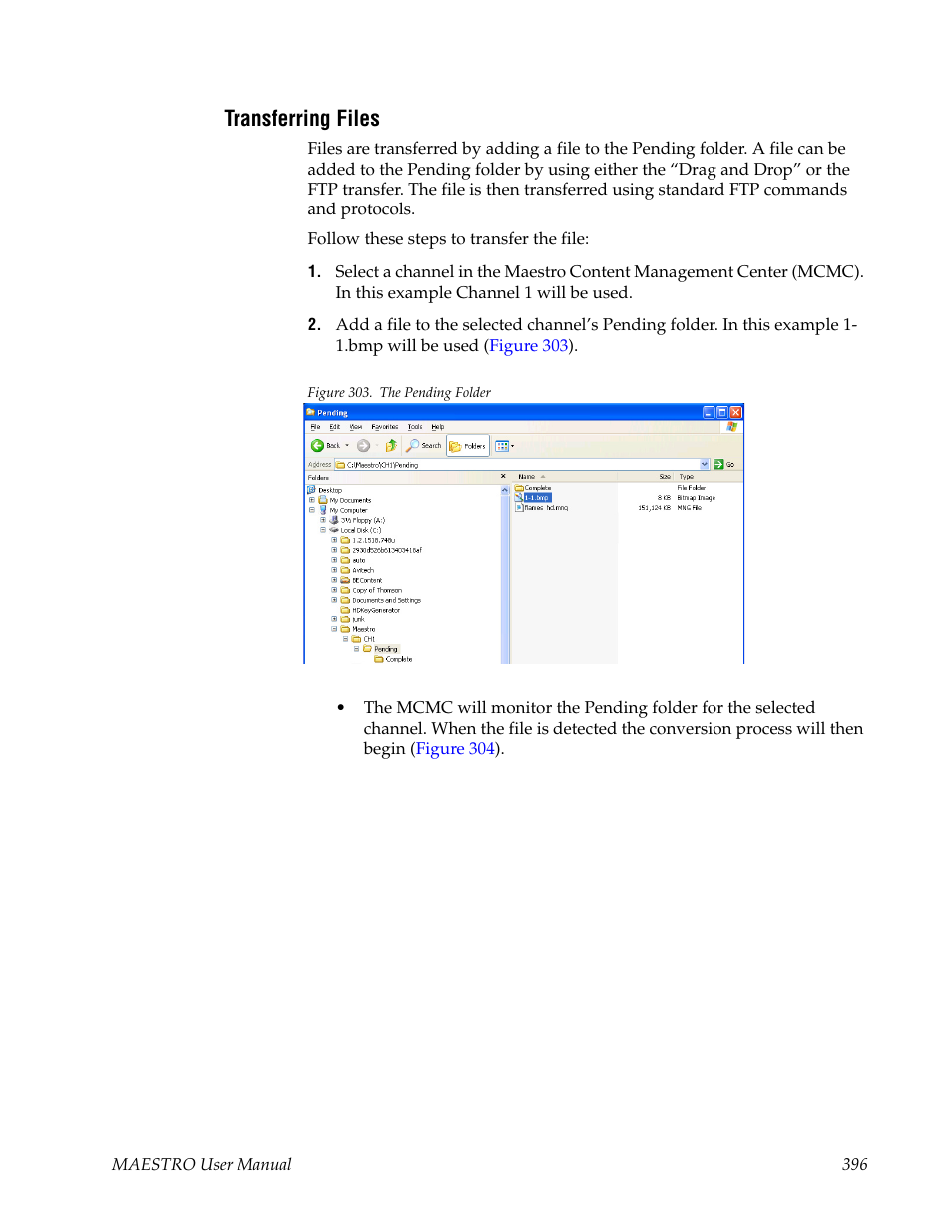 Transferring files | Grass Valley Maestro Master Control v.2.4.0 User Manual | Page 400 / 455