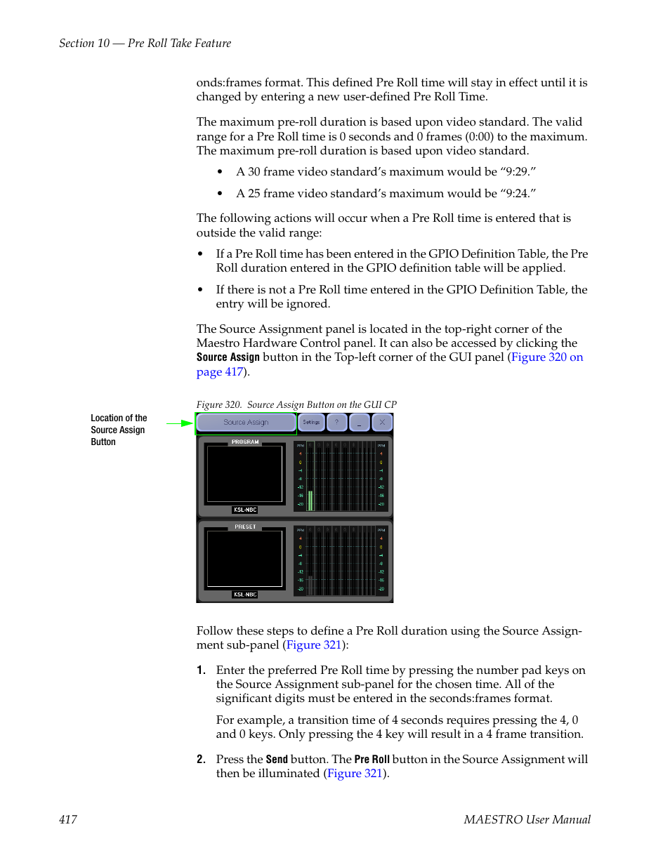 Grass Valley Maestro Master Control v.2.4.0 User Manual | Page 421 / 455