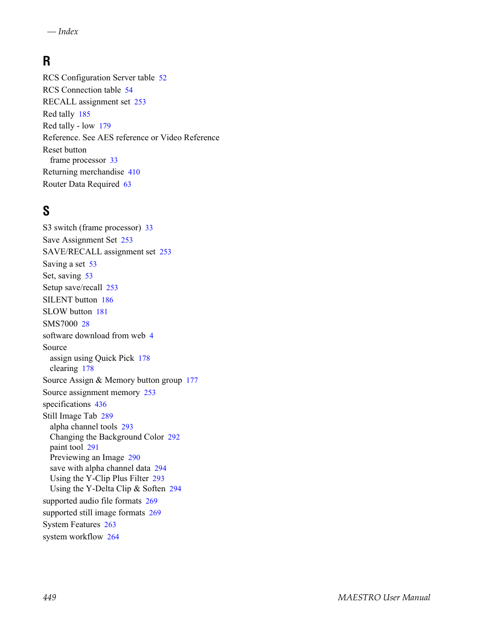 Grass Valley Maestro Master Control v.2.4.0 User Manual | Page 453 / 455