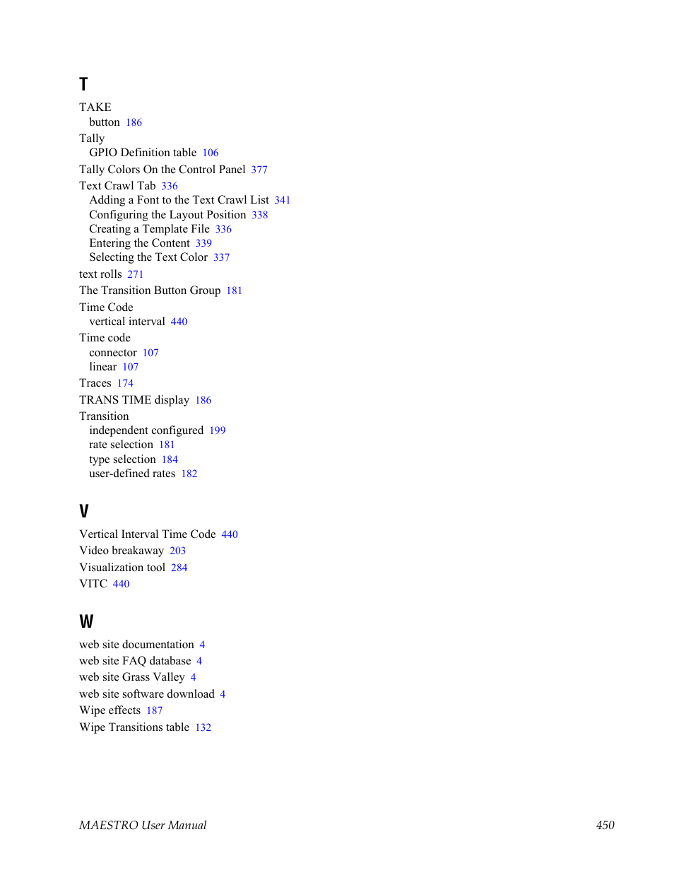 Grass Valley Maestro Master Control v.2.4.0 User Manual | Page 454 / 455