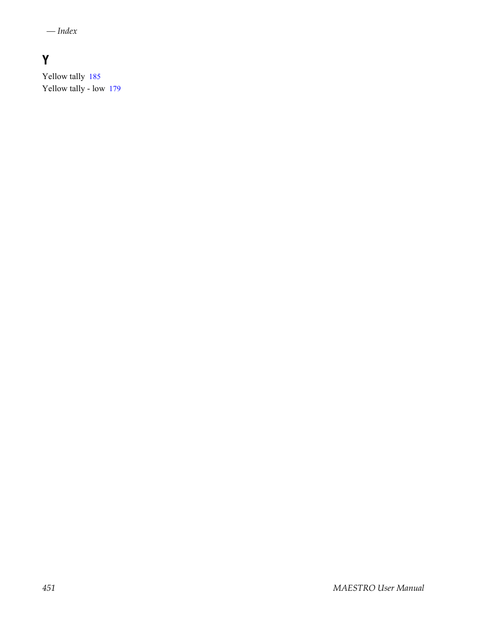 Grass Valley Maestro Master Control v.2.4.0 User Manual | Page 455 / 455