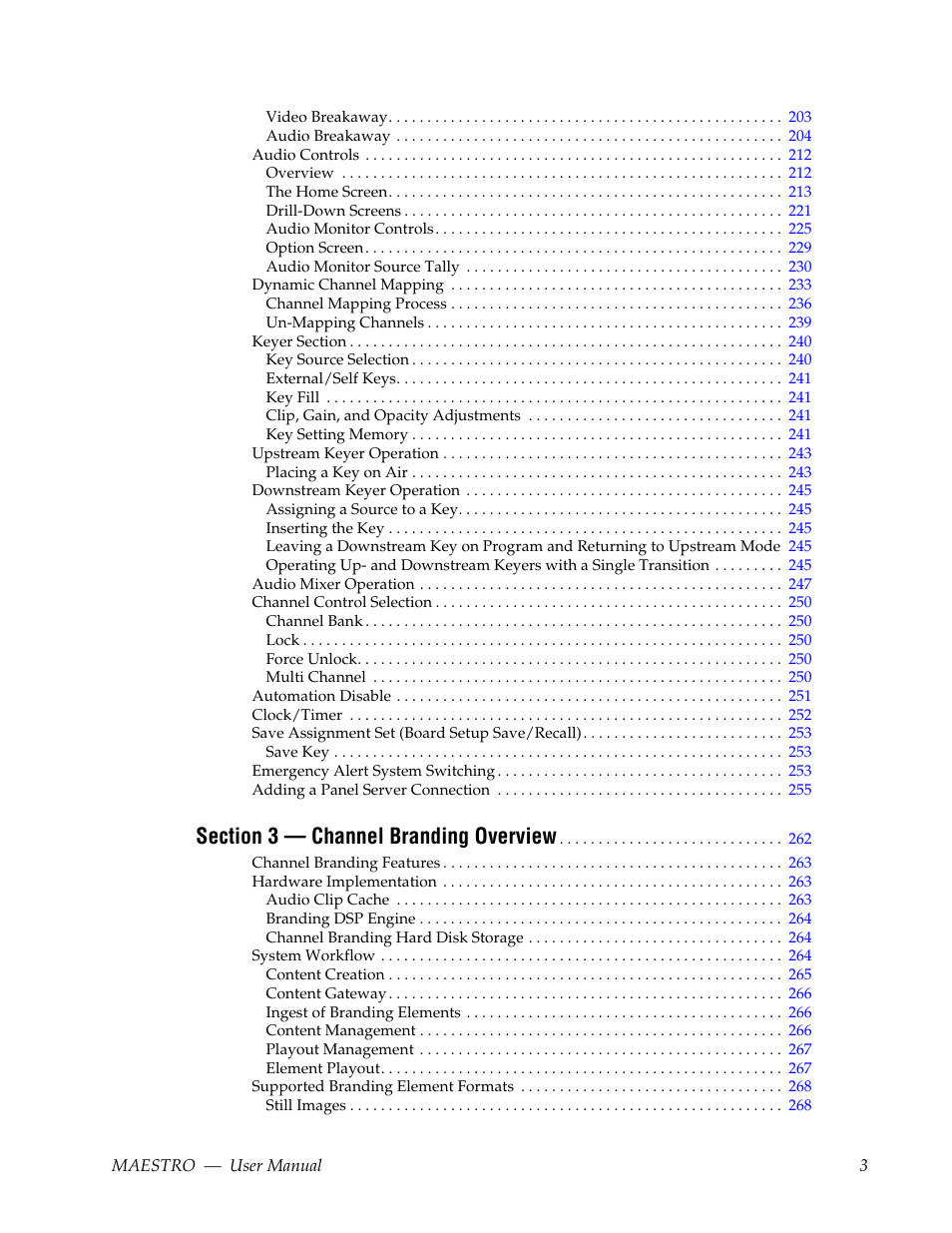 Grass Valley Maestro Master Control v.2.4.0 User Manual | Page 7 / 455