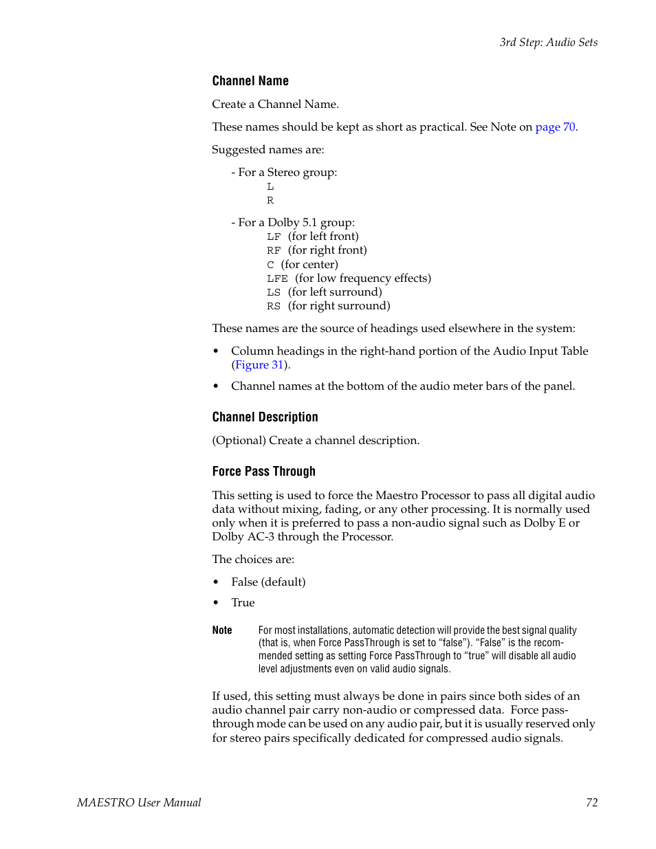 Grass Valley Maestro Master Control v.2.4.0 User Manual | Page 76 / 455