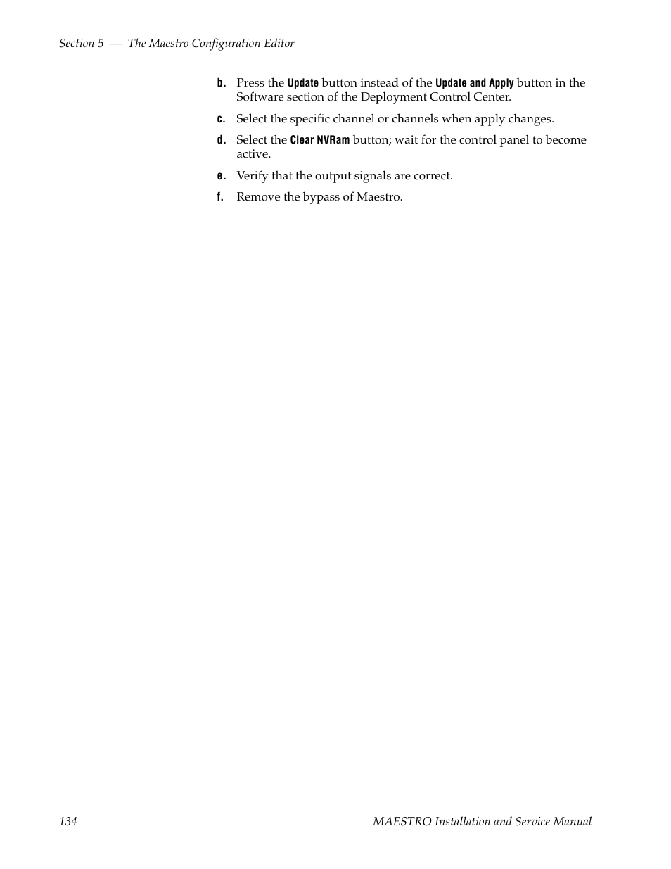 Grass Valley Maestro Master Control Installation v.2.4.0 User Manual | Page 134 / 428