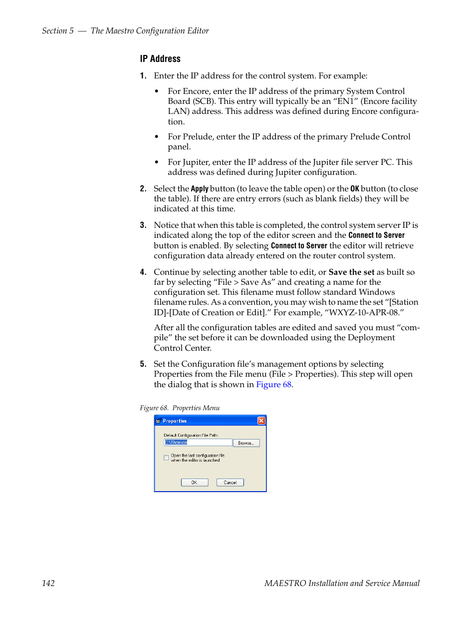 Grass Valley Maestro Master Control Installation v.2.4.0 User Manual | Page 142 / 428