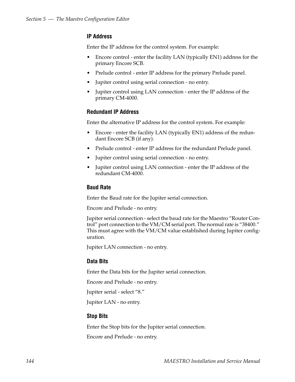 Grass Valley Maestro Master Control Installation v.2.4.0 User Manual | Page 144 / 428