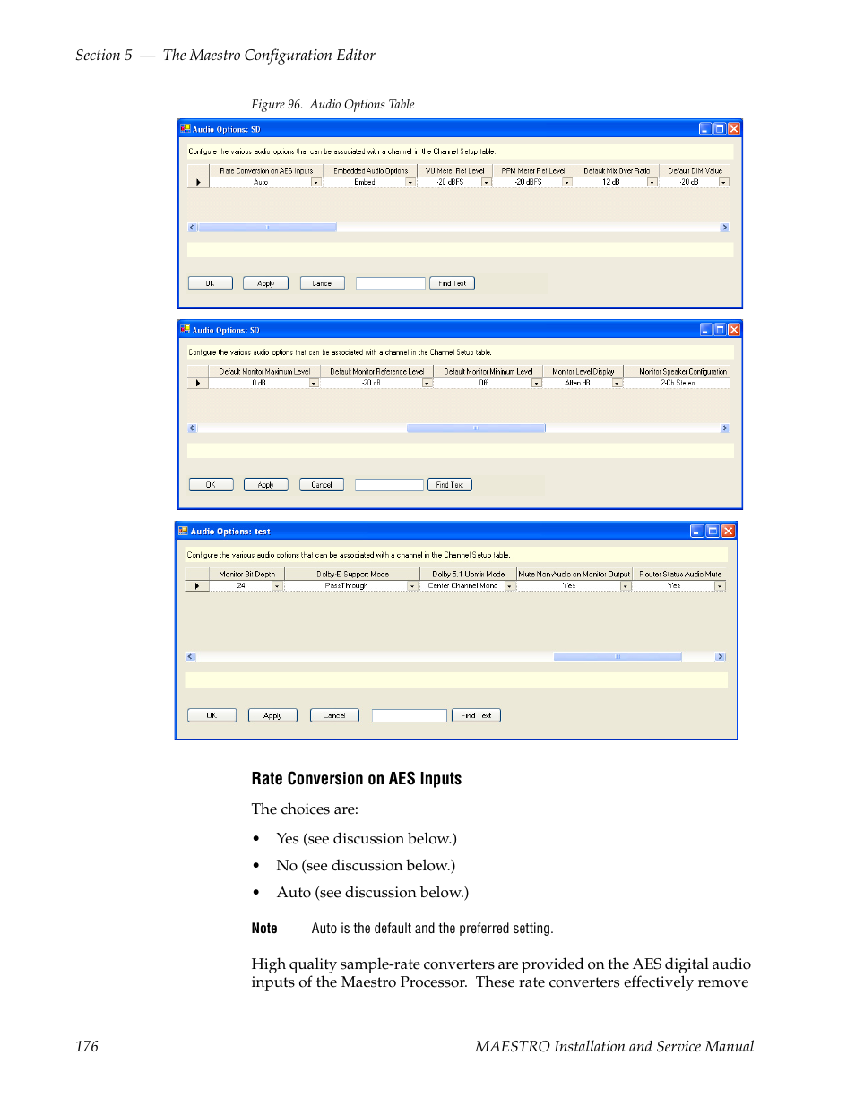 Grass Valley Maestro Master Control Installation v.2.4.0 User Manual | Page 176 / 428