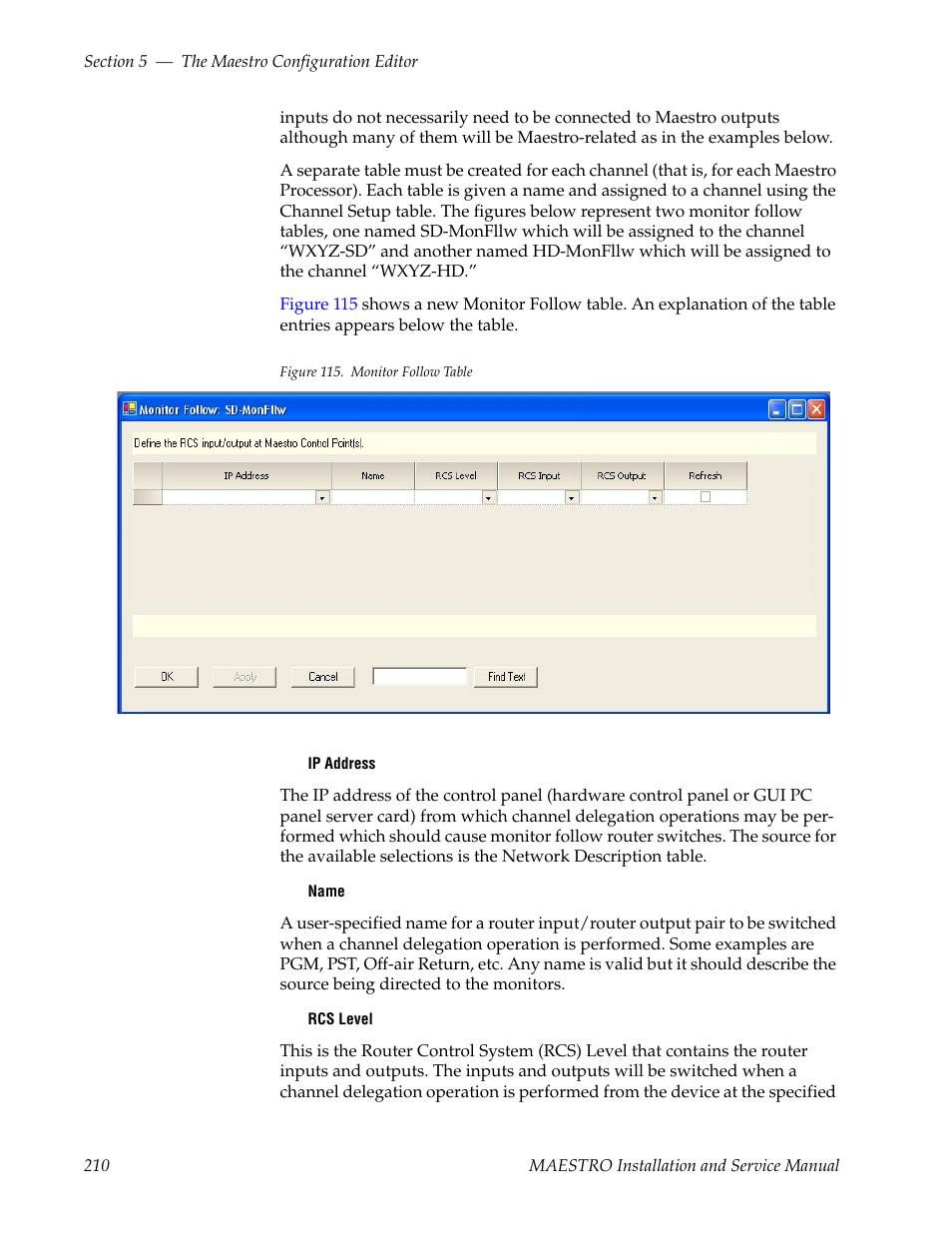 Grass Valley Maestro Master Control Installation v.2.4.0 User Manual | Page 210 / 428