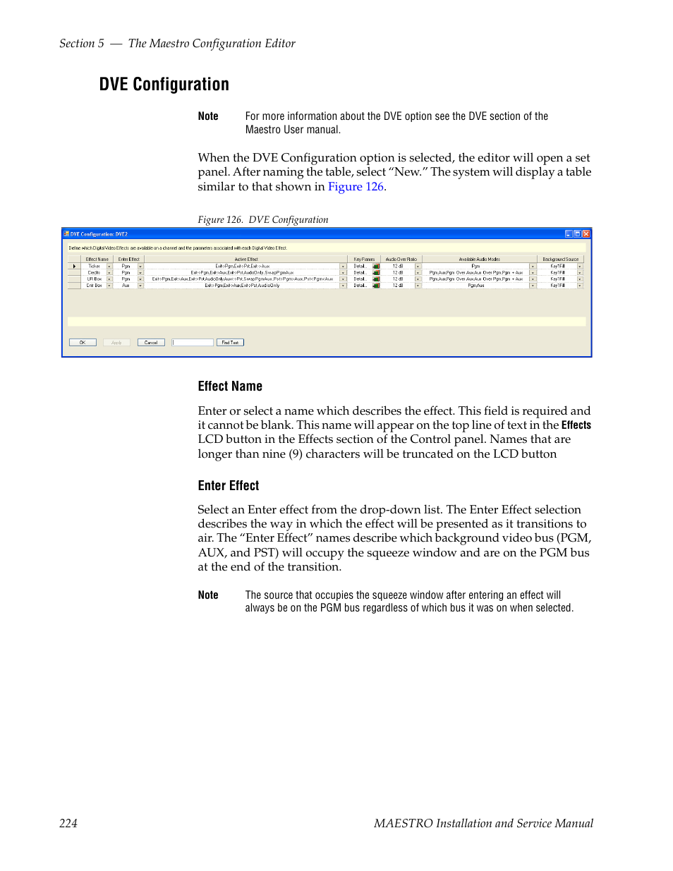 Dve configuration | Grass Valley Maestro Master Control Installation v.2.4.0 User Manual | Page 224 / 428