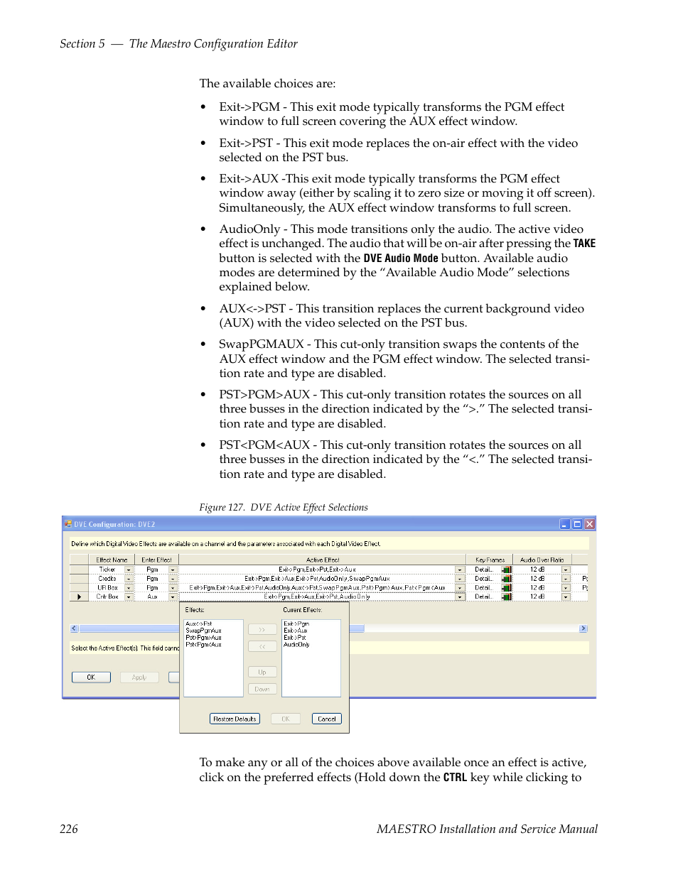 Grass Valley Maestro Master Control Installation v.2.4.0 User Manual | Page 226 / 428