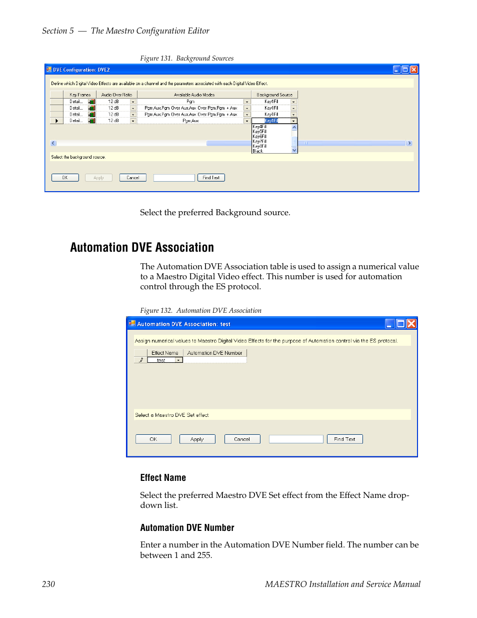Automation dve association, Figure 131 | Grass Valley Maestro Master Control Installation v.2.4.0 User Manual | Page 230 / 428