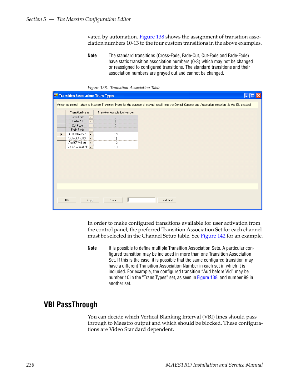 Vbi passthrough | Grass Valley Maestro Master Control Installation v.2.4.0 User Manual | Page 238 / 428