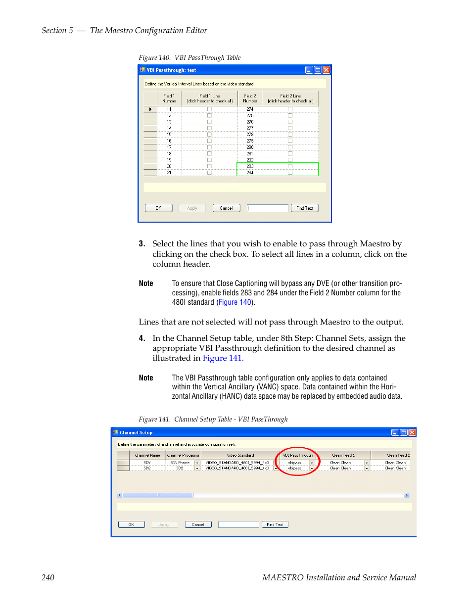 Figure 140, Appears | Grass Valley Maestro Master Control Installation v.2.4.0 User Manual | Page 240 / 428