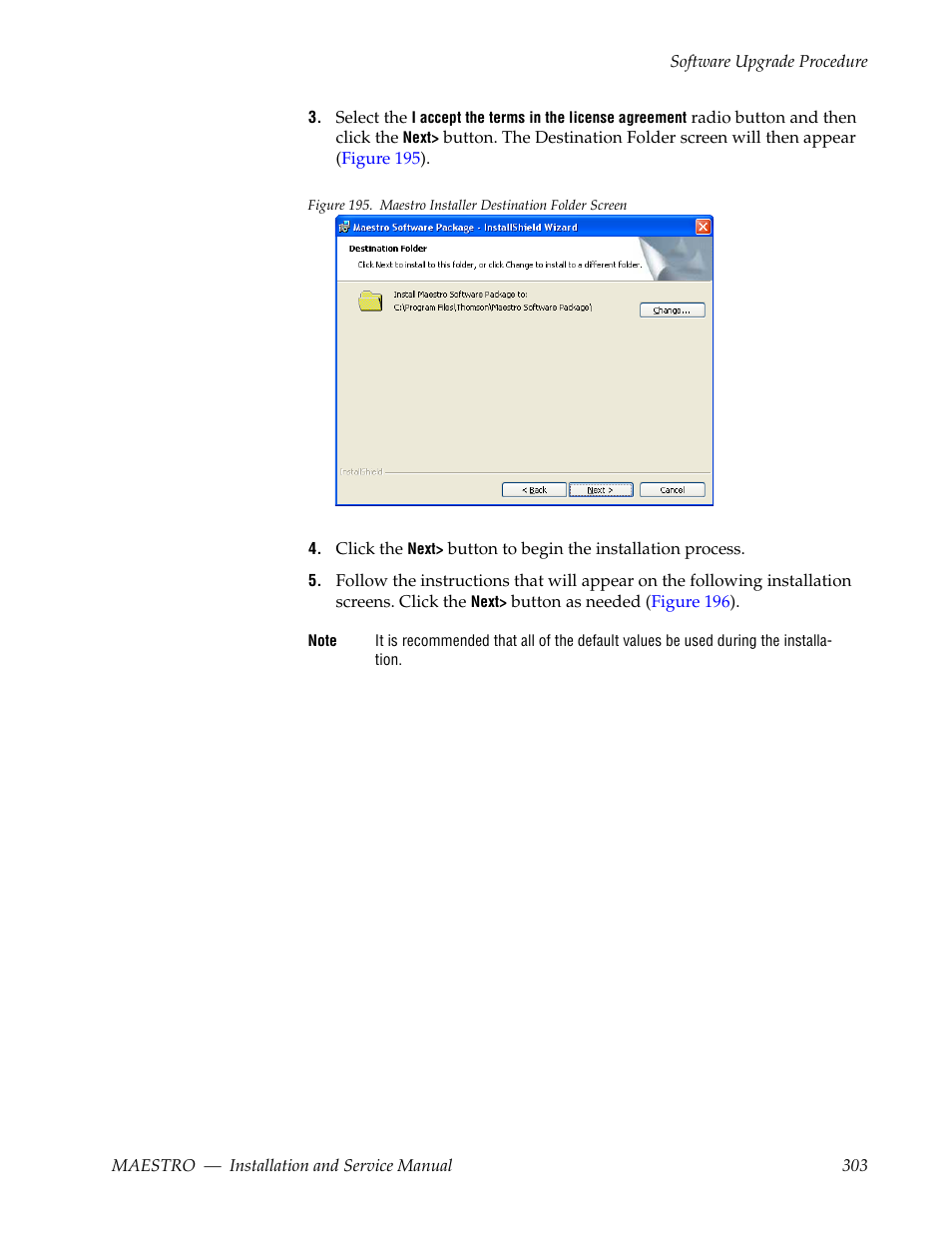 Grass Valley Maestro Master Control Installation v.2.4.0 User Manual | Page 303 / 428