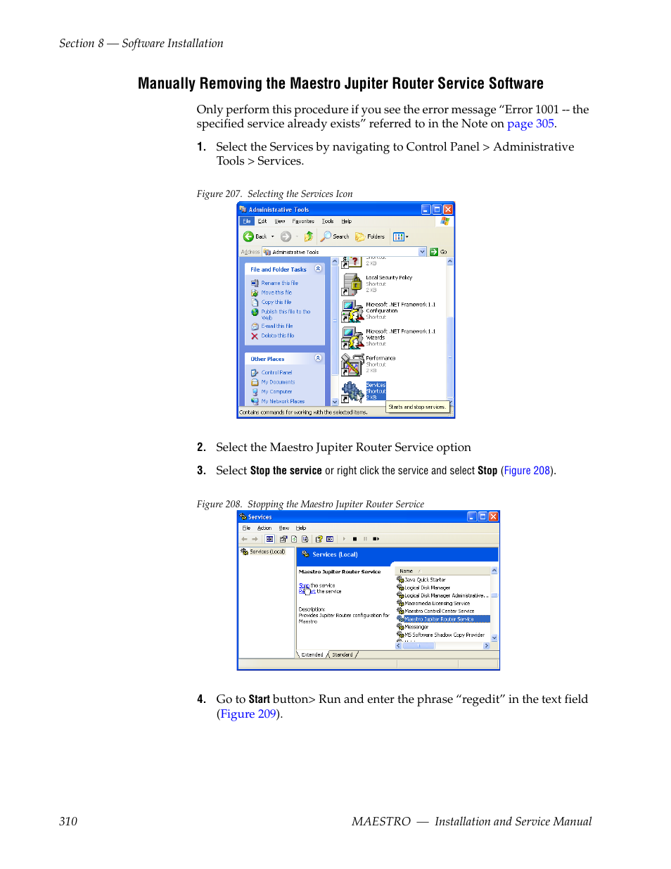 Grass Valley Maestro Master Control Installation v.2.4.0 User Manual | Page 310 / 428