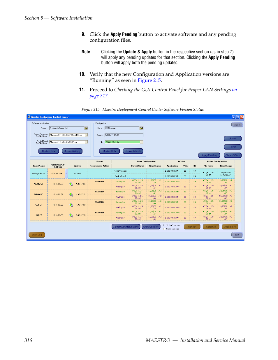 Grass Valley Maestro Master Control Installation v.2.4.0 User Manual | Page 316 / 428