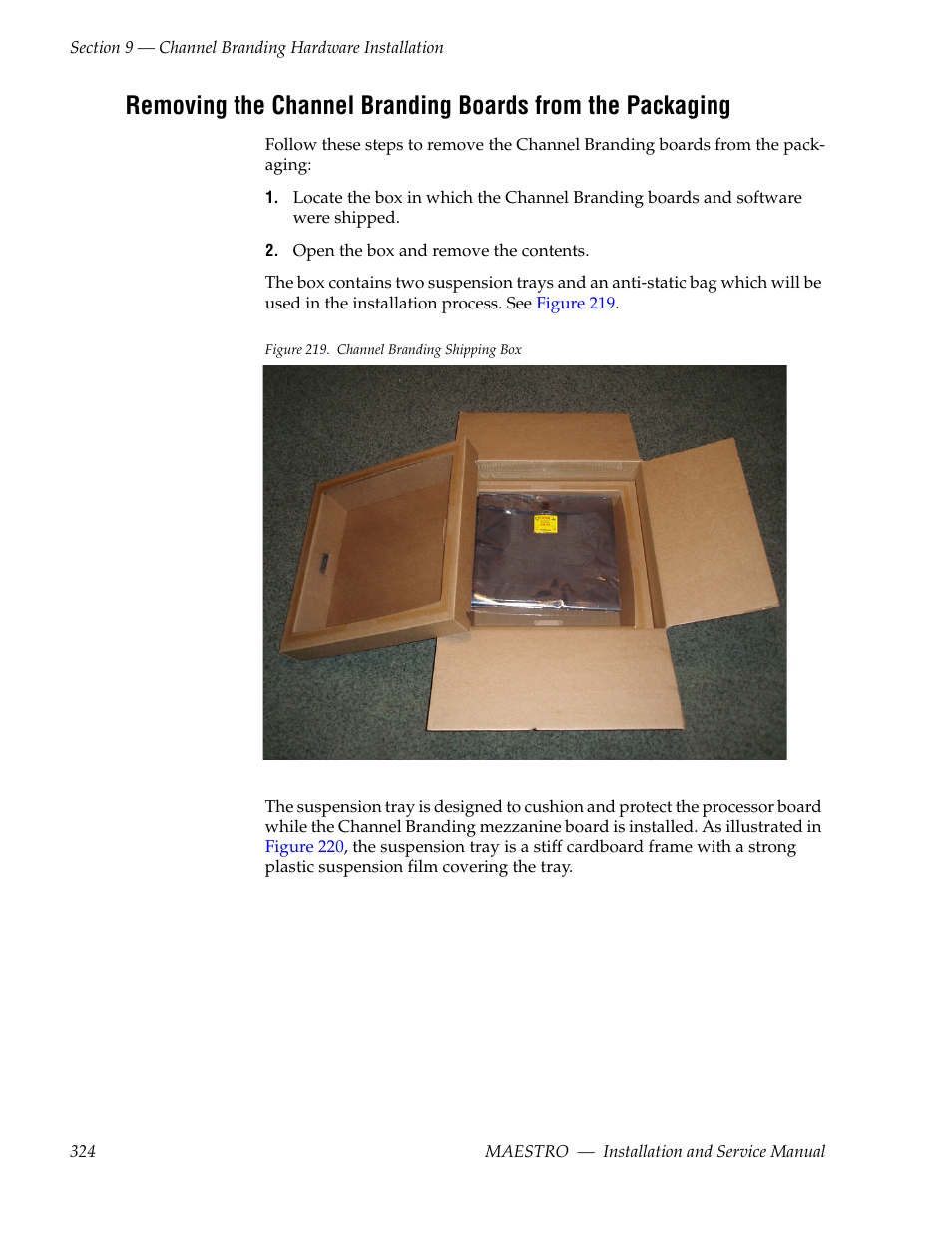 Grass Valley Maestro Master Control Installation v.2.4.0 User Manual | Page 324 / 428