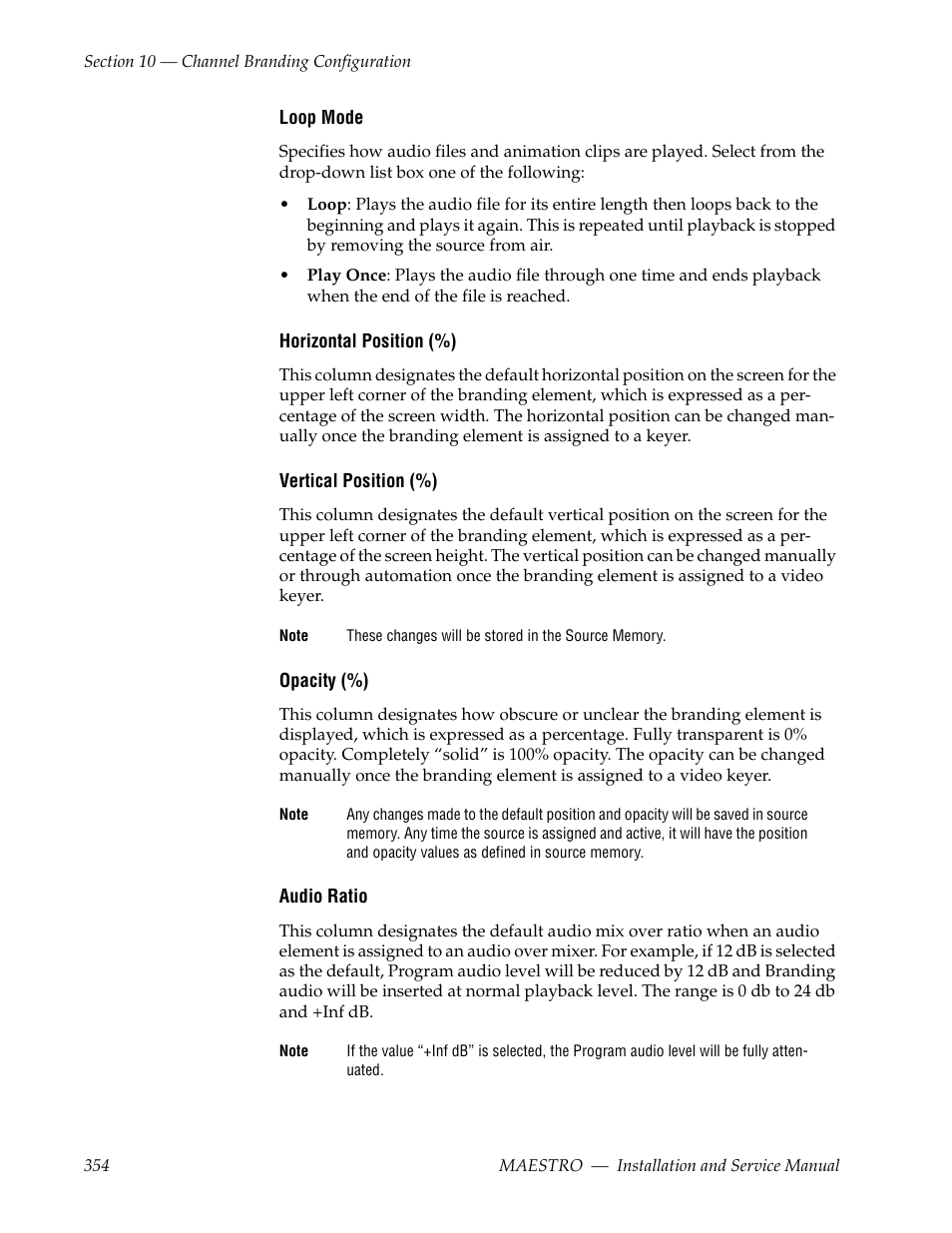 Grass Valley Maestro Master Control Installation v.2.4.0 User Manual | Page 354 / 428