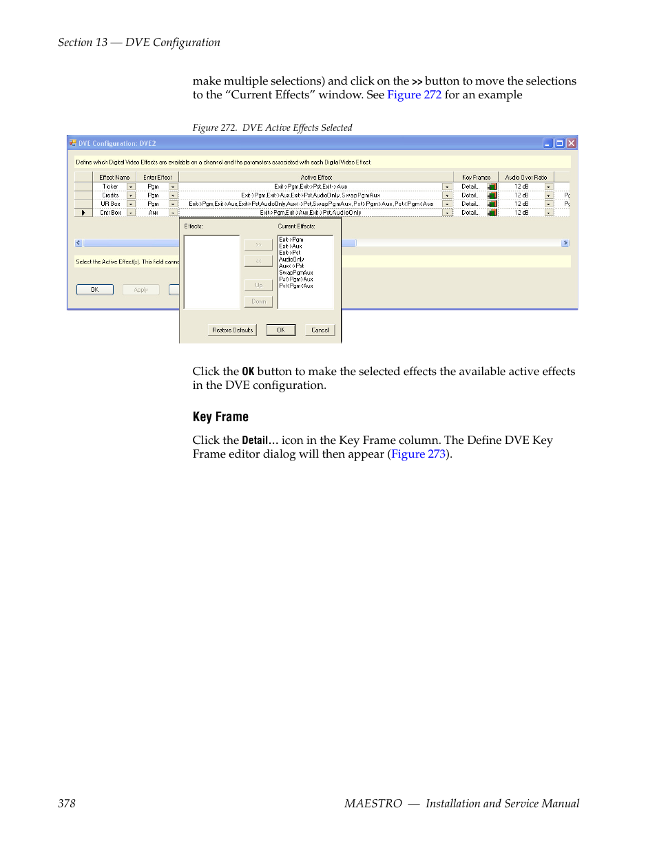 Grass Valley Maestro Master Control Installation v.2.4.0 User Manual | Page 378 / 428