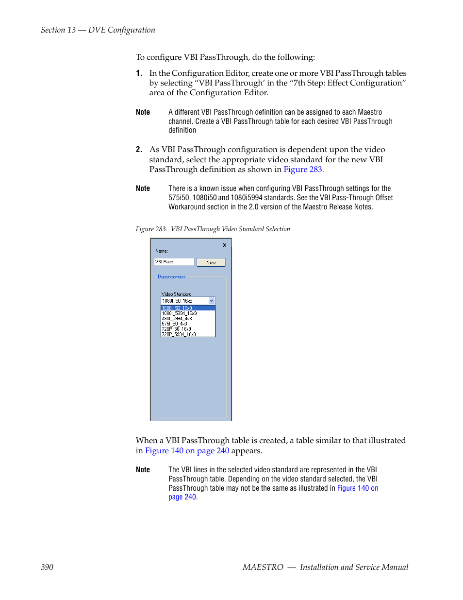 Grass Valley Maestro Master Control Installation v.2.4.0 User Manual | Page 390 / 428