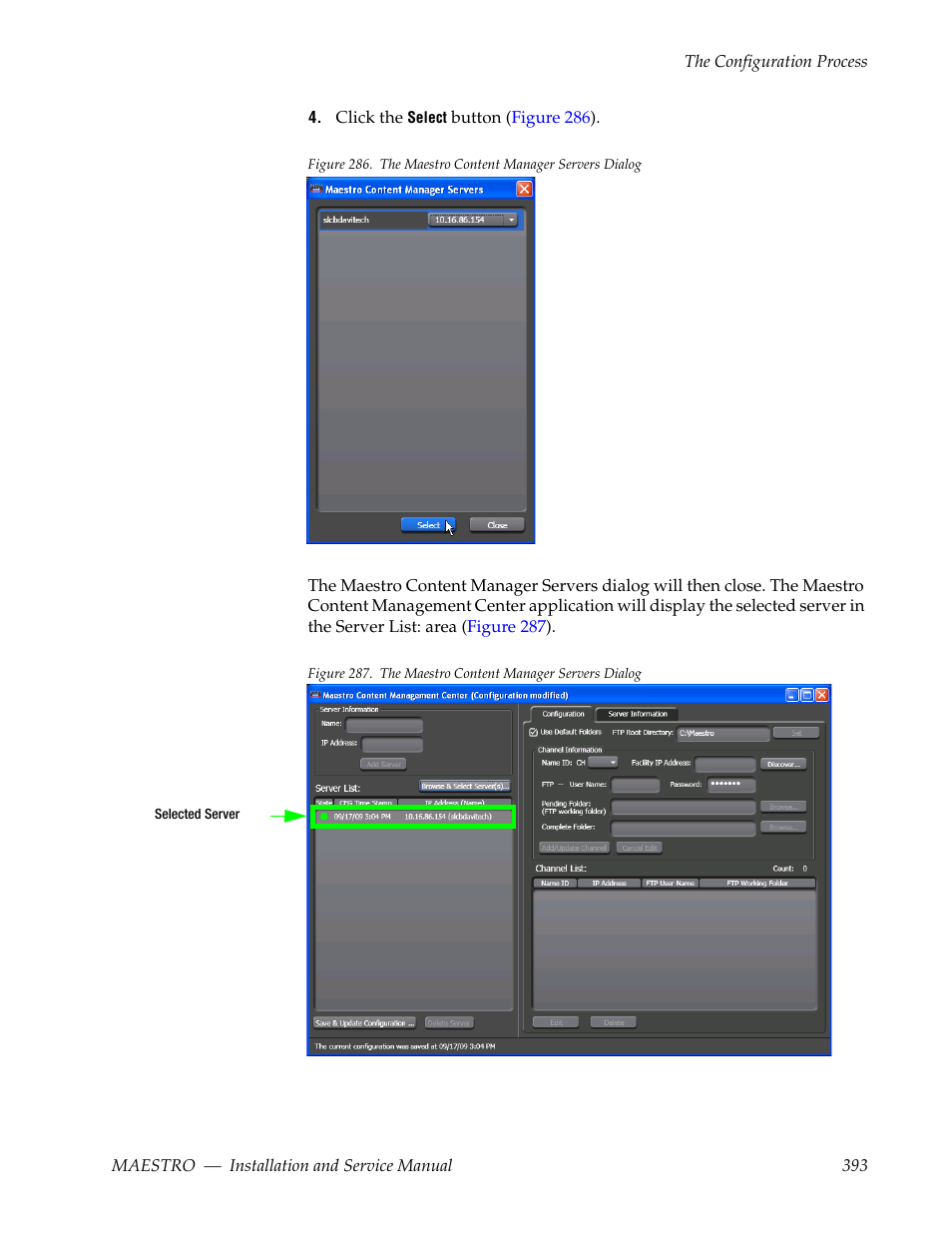 Figure 286 | Grass Valley Maestro Master Control Installation v.2.4.0 User Manual | Page 393 / 428