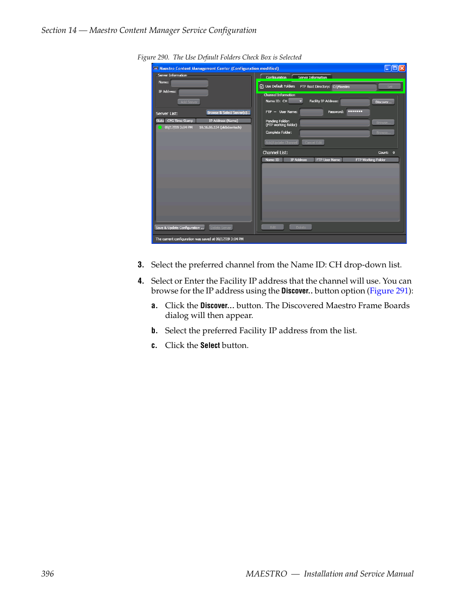 Grass Valley Maestro Master Control Installation v.2.4.0 User Manual | Page 396 / 428