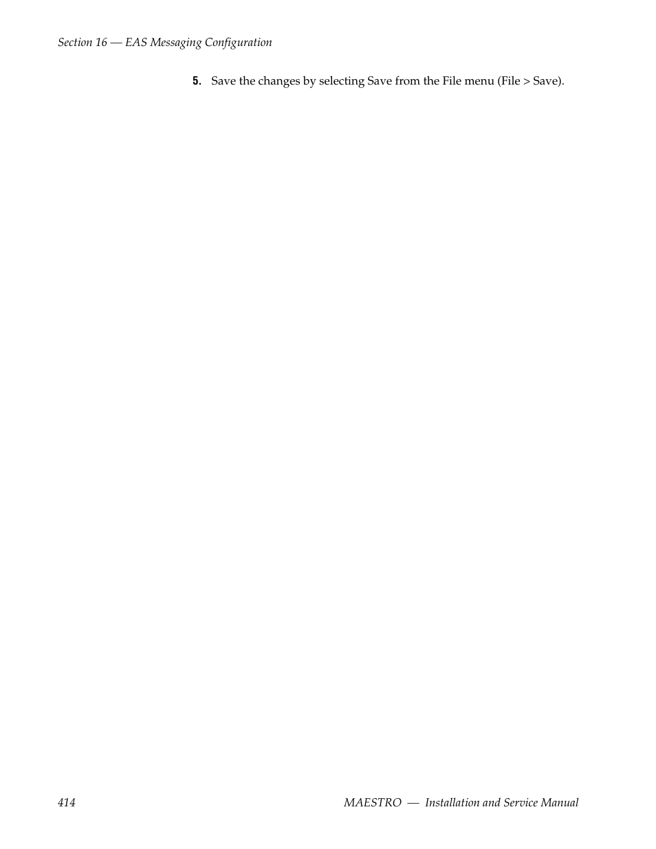 Grass Valley Maestro Master Control Installation v.2.4.0 User Manual | Page 414 / 428