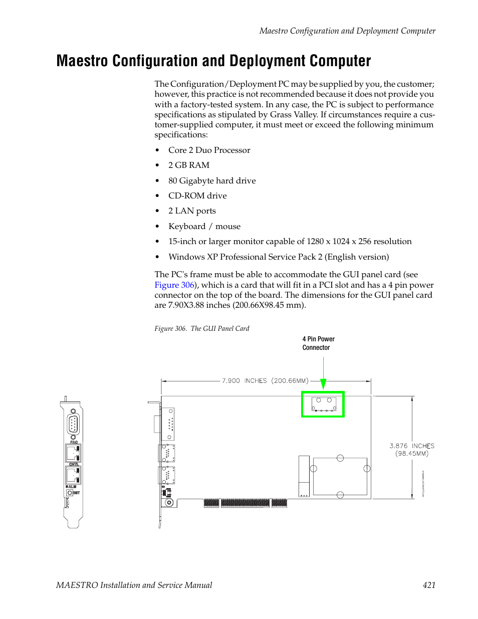 Maestro configuration and deployment computer | Grass Valley Maestro Master Control Installation v.2.4.0 User Manual | Page 421 / 428