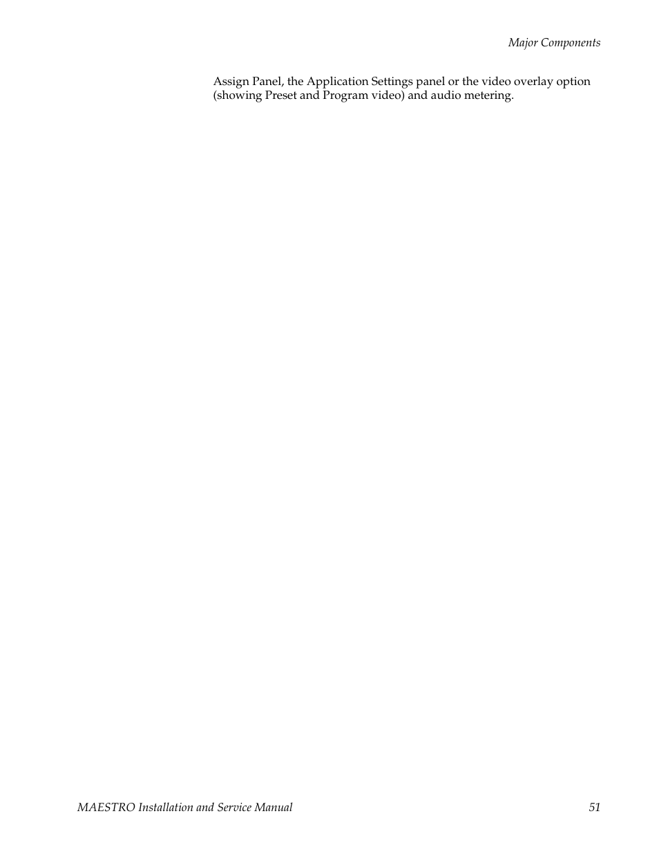 Grass Valley Maestro Master Control Installation v.2.4.0 User Manual | Page 51 / 428