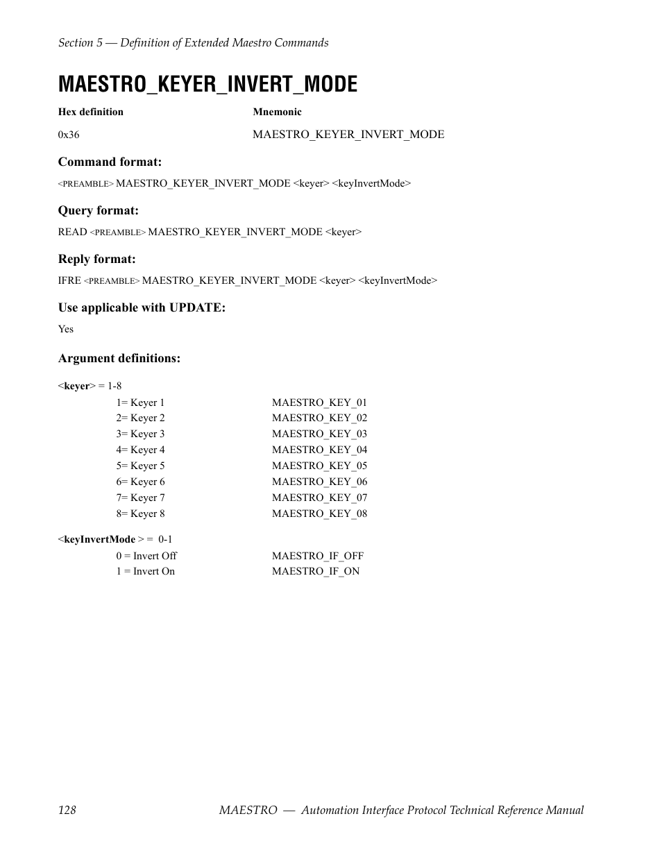 Maestro_keyer_invert_mode | Grass Valley Maestro Master Control Reference Manual v.2.4.0 User Manual | Page 128 / 178