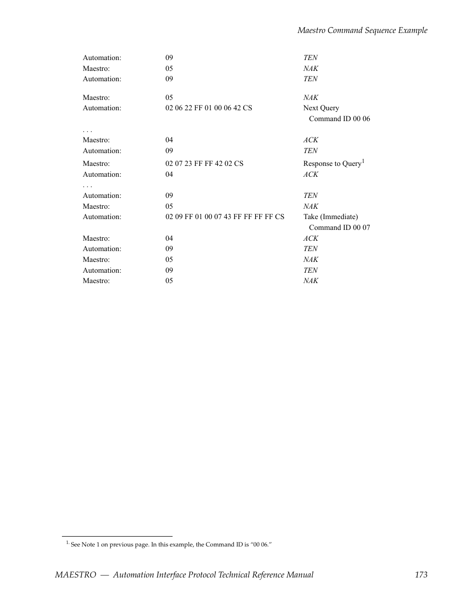 Grass Valley Maestro Master Control Reference Manual v.2.4.0 User Manual | Page 173 / 178