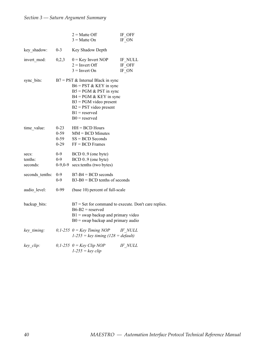 Grass Valley Maestro Master Control Reference Manual v.2.4.0 User Manual | Page 40 / 178