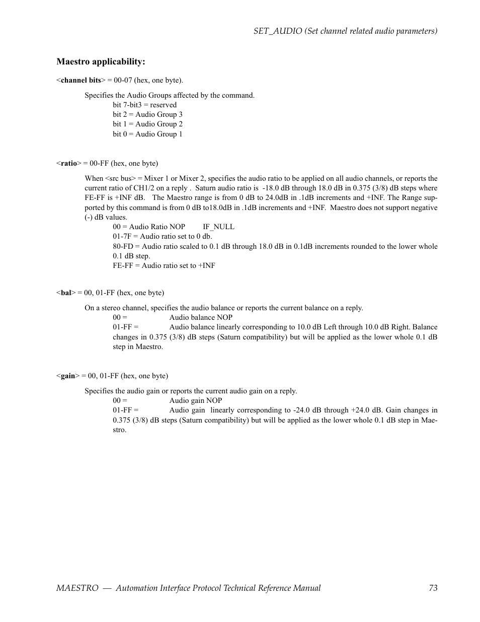 Grass Valley Maestro Master Control Reference Manual v.2.4.0 User Manual | Page 73 / 178