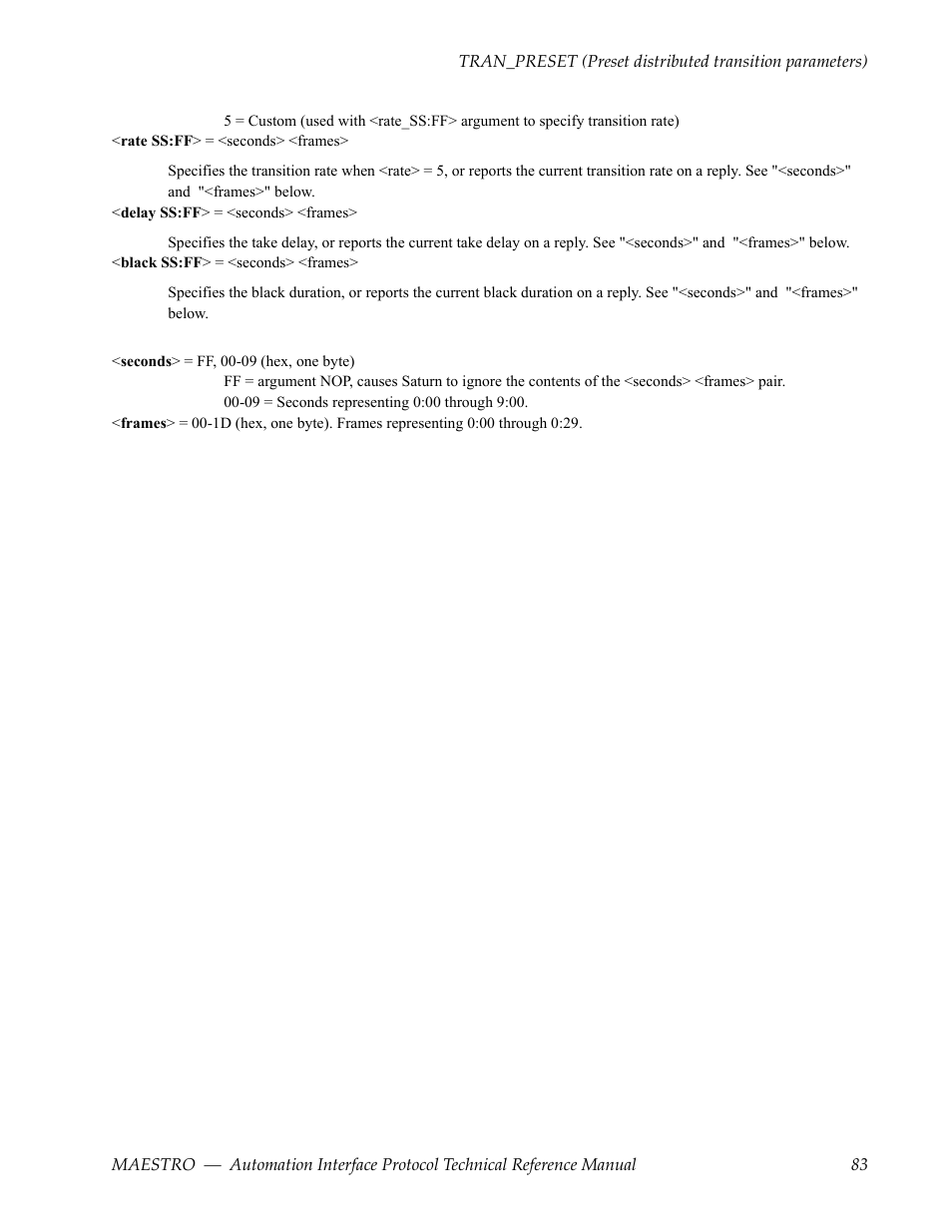 Grass Valley Maestro Master Control Reference Manual v.2.4.0 User Manual | Page 83 / 178