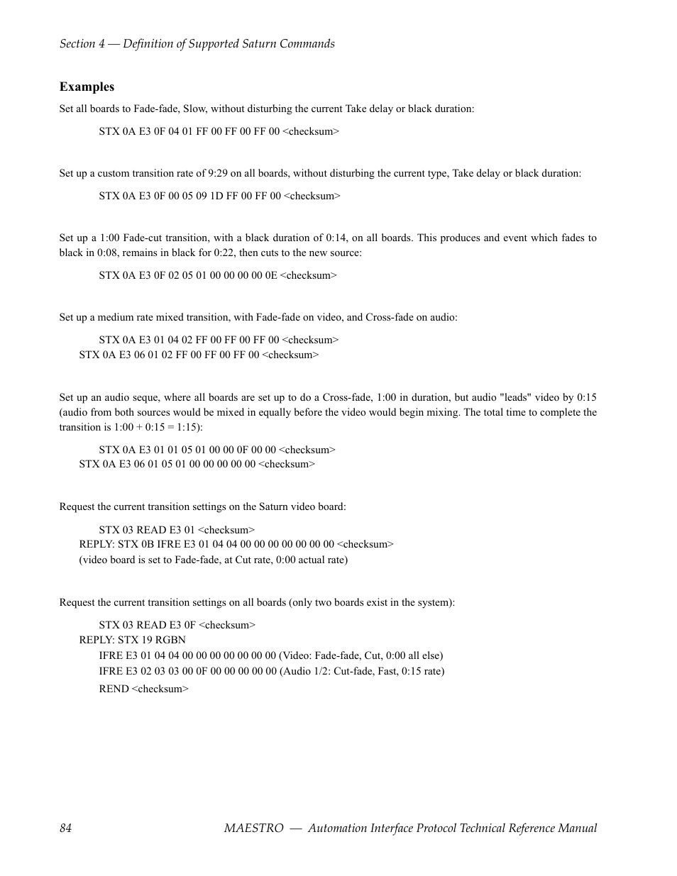 Grass Valley Maestro Master Control Reference Manual v.2.4.0 User Manual | Page 84 / 178